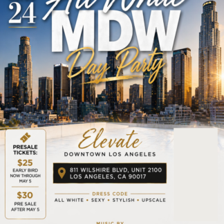 5/24 All White MDW Party w/ The Zaddy's